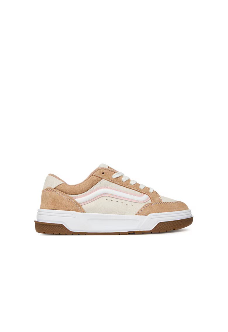 Vans Детски кецове - момичета - бежови - естествена кожа