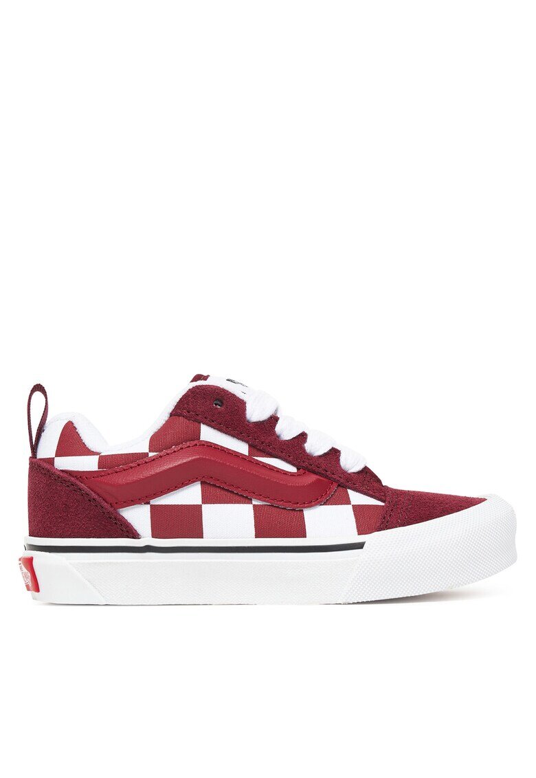 Vans Детски обувки - Knu Skool - естествена кожа - червени