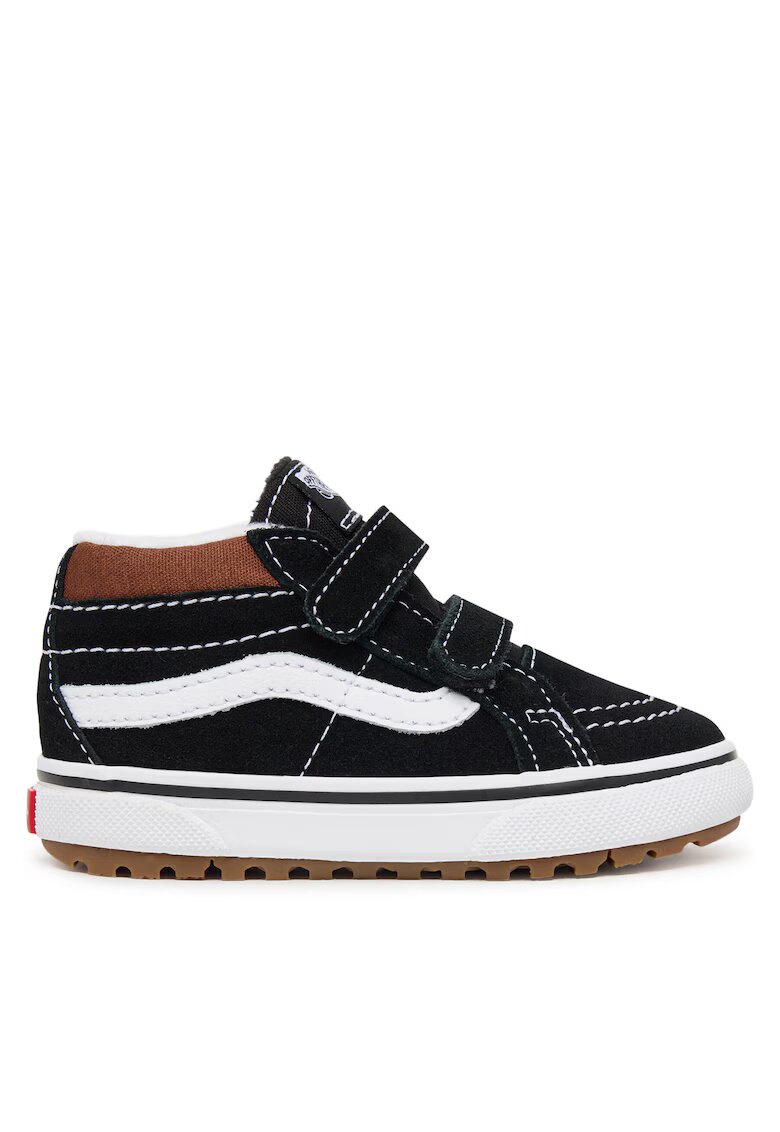 Vans Детски обувки - MTE SK8-Mid Reissue - естествена кожа - черно/кафяво