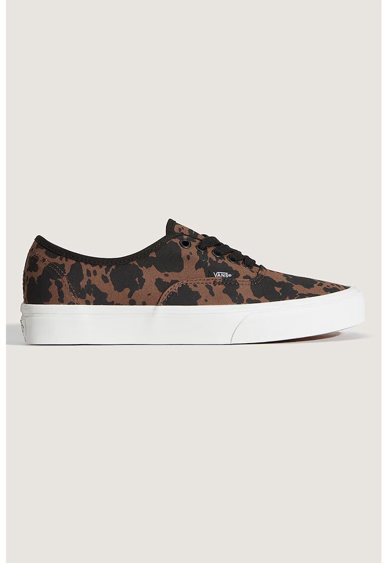 Vans Кецове Authentic с принт - Черен/Кафяв