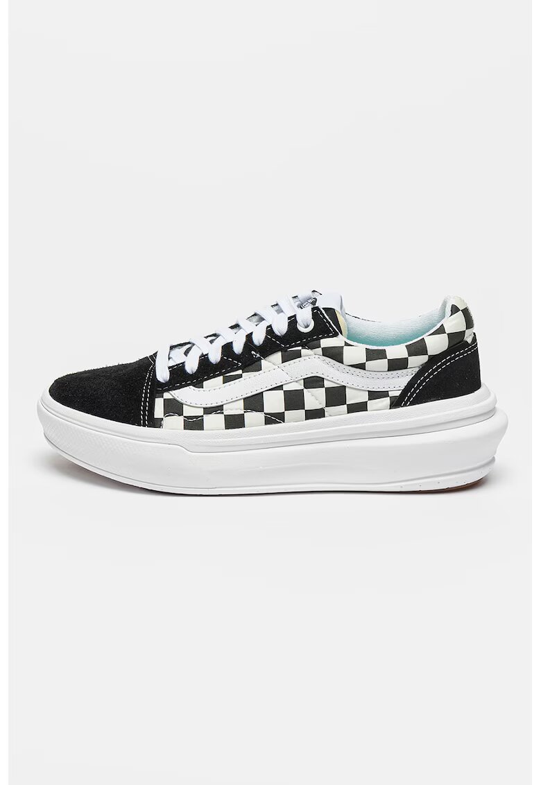 Vans Кецове Old Skool Overt с велур - Бял/Черен