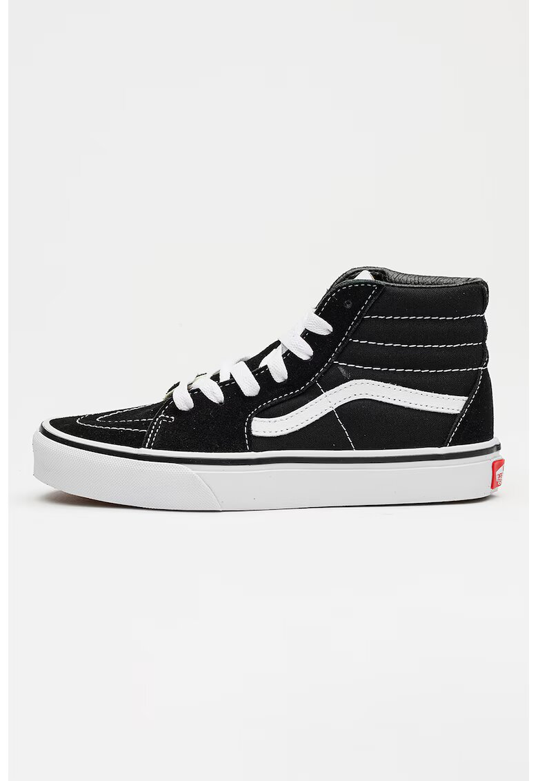 Vans Кецове SK8-Hi с велур - Бял/Черен