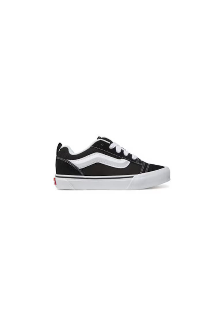 Vans Кецове за момчета - черен - естествена кожа