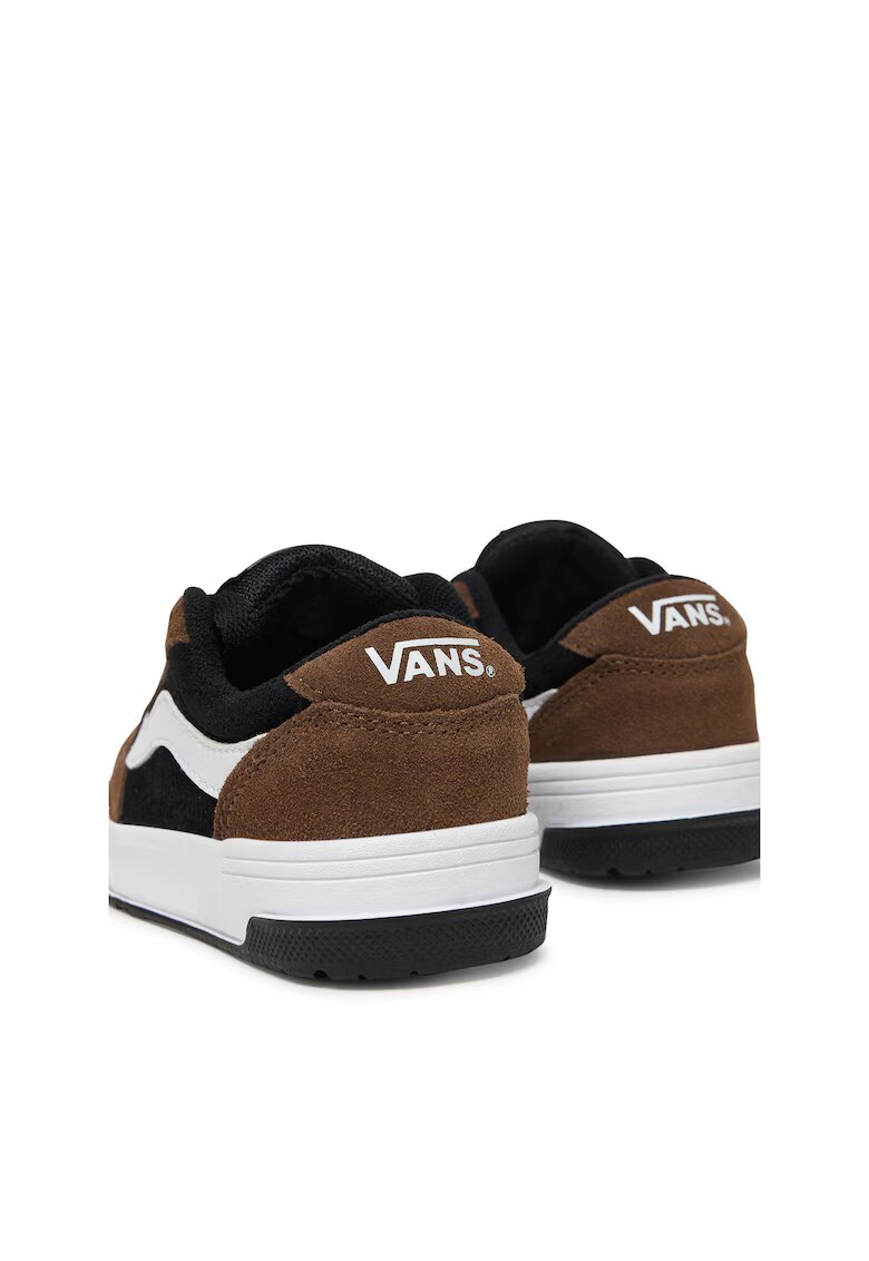 Vans Маратонки за момчета - естествена кожа - кафяви