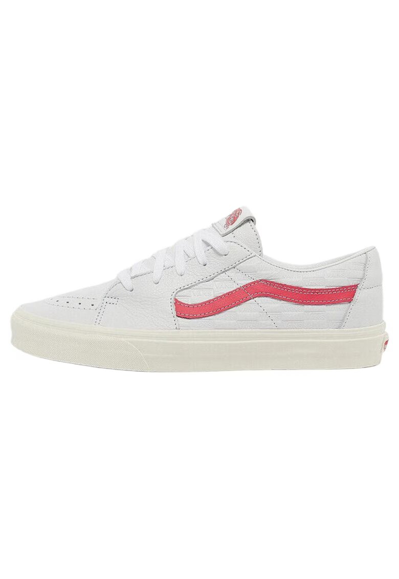 Vans Мъжки маратонки SK8 - Естествена кожа - Бяло/Червени - Червен/Бял