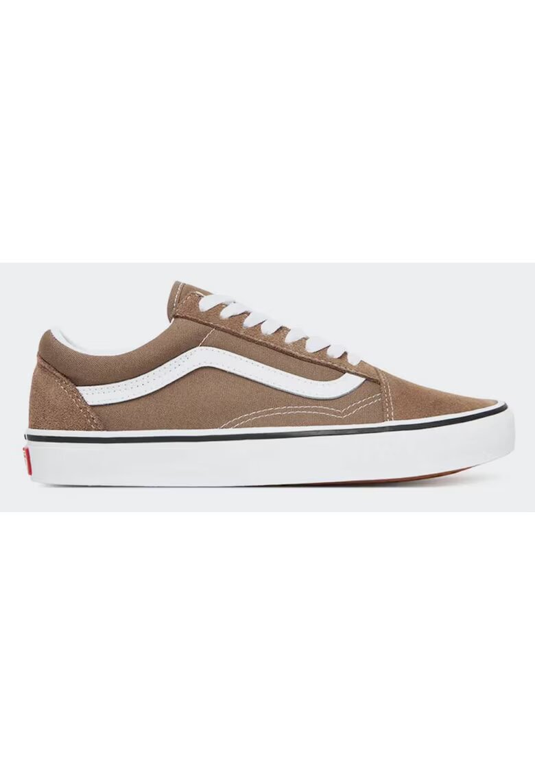 Vans Мъжки спортни обувки - Old Skool Basics - велур - бежови - гумена подметка