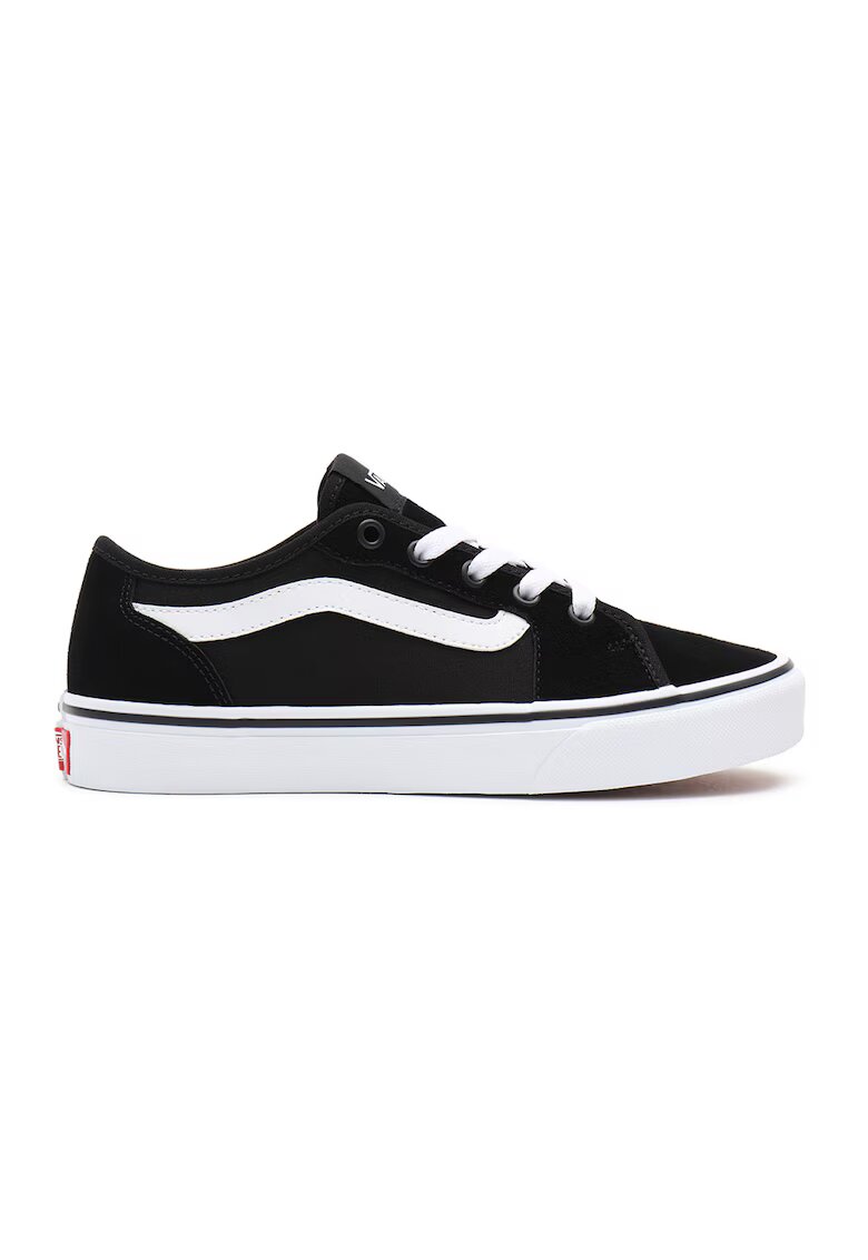 Vans Спортни обувки Filmore Decon с велур и текстил - Бял/Черен