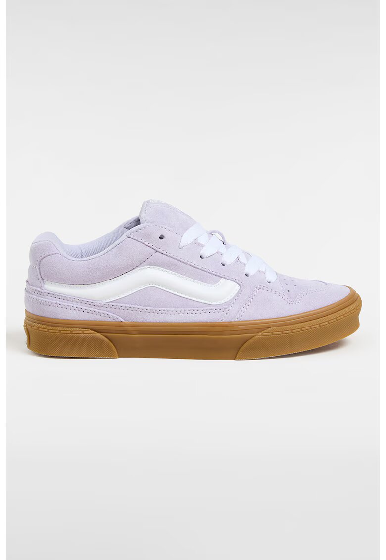 Vans Спортни обувки с велур и еко кожа - Бял/Лилав