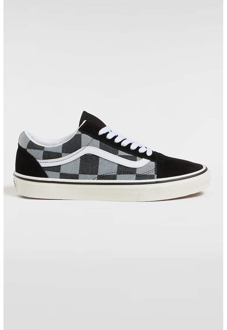 Vans Текстилни кецове Old Skool с велур - Черен/Сив