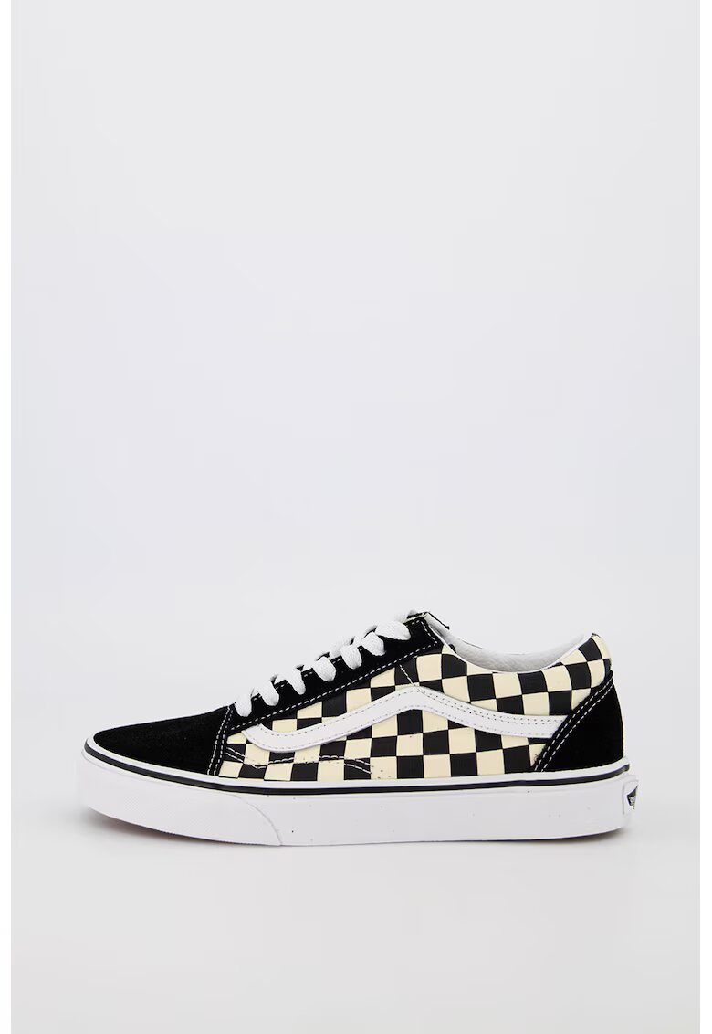 Vans Унисекс карирани кецове Old Skool с велур