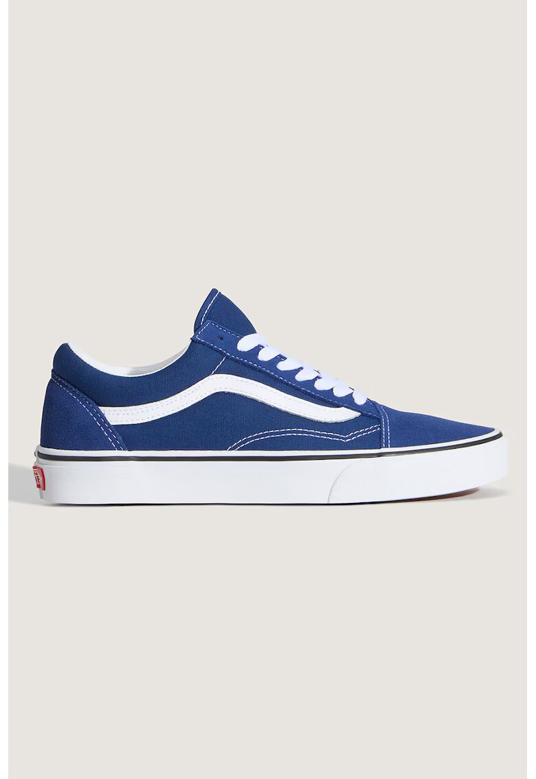 Vans Унисекс кецове Old Skool - Бял/Тъмносин