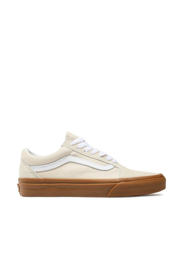 Vans Унисекс кецове Old Skool - текстил/естествена кожа - бежови -