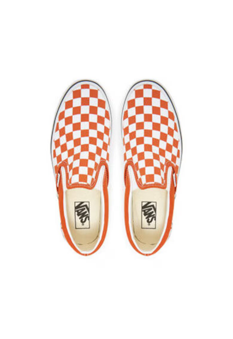 Vans Унисекс кецове - текстил - бял/оранжев
