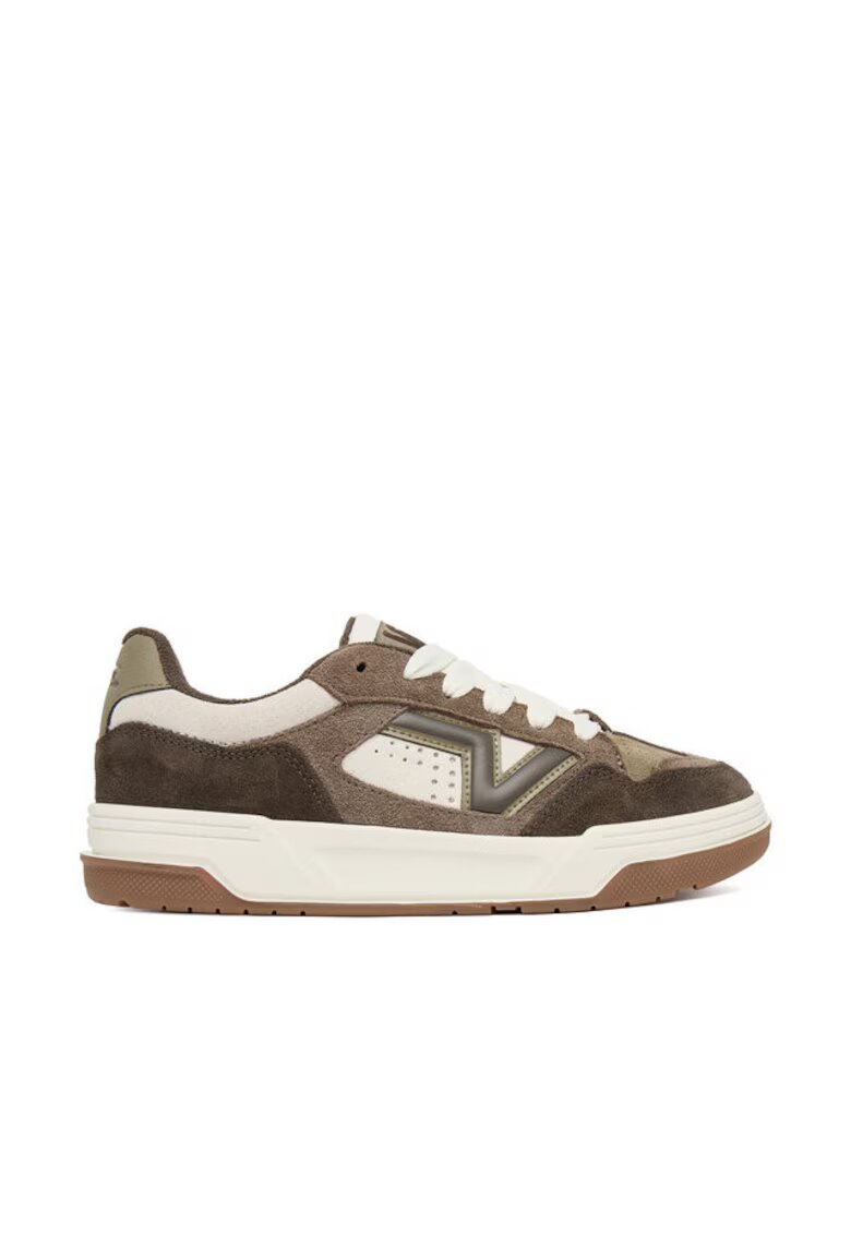 Vans Унисекс кецове Upland VN000D6FBF01 - кафяв/бял - естествена кожа