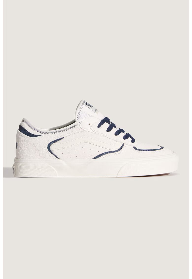 Vans Унисекс велурени спортни обувки Rowley Classic - Ултрамарин синьо/Светло бежово