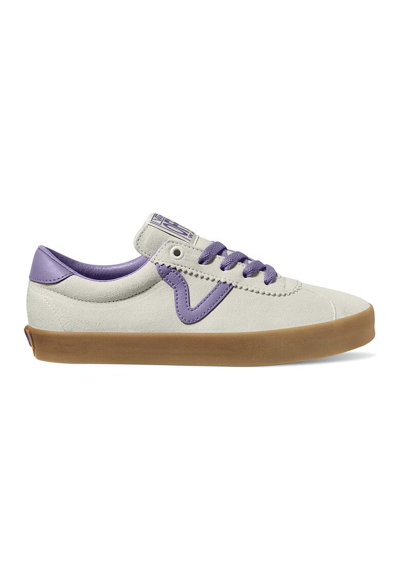 Vans Велурени спортни обувки - Лилав/Крем