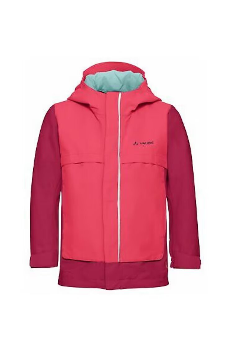 Vaude Детско софтшел яке за дъжд червено - полиестер - 122 СМ
