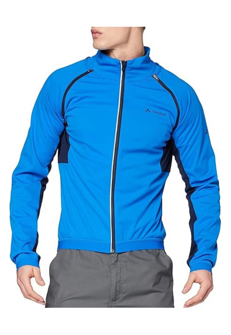 Vaude Мъжко яке Brocon Zo Softshell за колоездене - свалящи се ръкави - синьо - полиестер