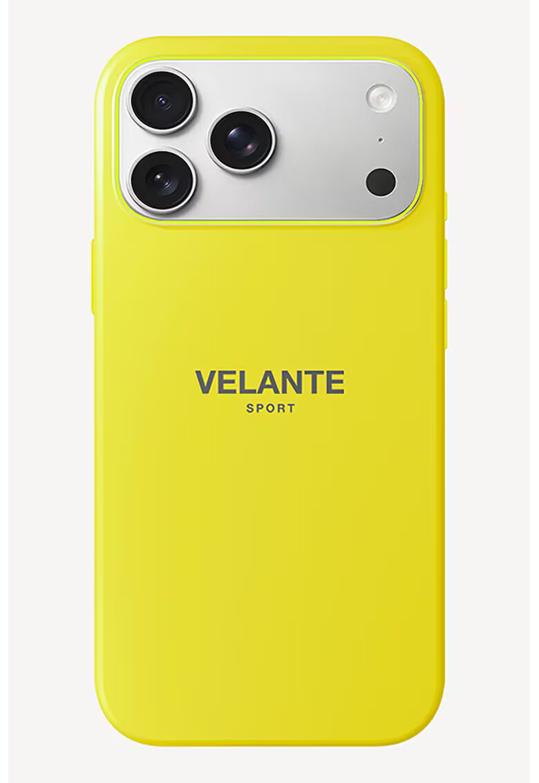 VELANTE SPORT Силиконов калъф MagSafe iPhone 17 Pro Max - Неоново жълто