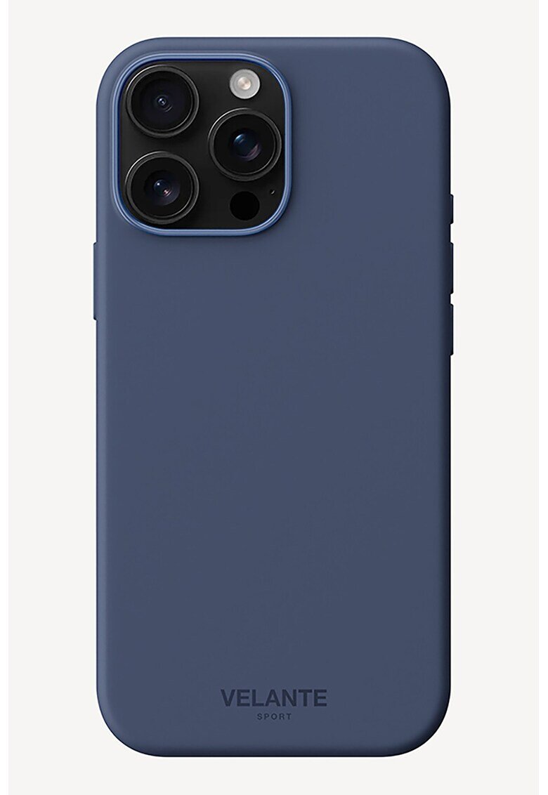 VELANTE SPORT Силиконов калъф за MagSafe iPhone 16 Pro Max - Тъмносин