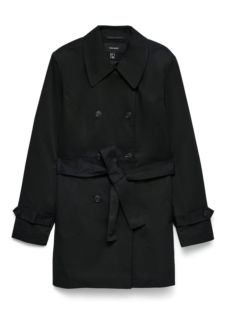 Vero Moda Дамски шлифери - - рециклиран полиестер - закопчаване с копчета