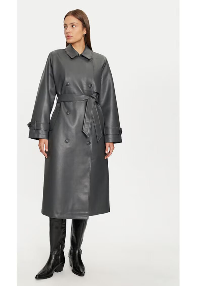 Vero Moda Дамски тренчкот - 304509384 - Еко кожа -