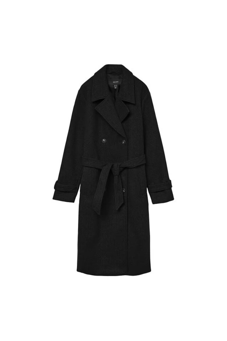 Vero Moda Дамско преходно палто черно