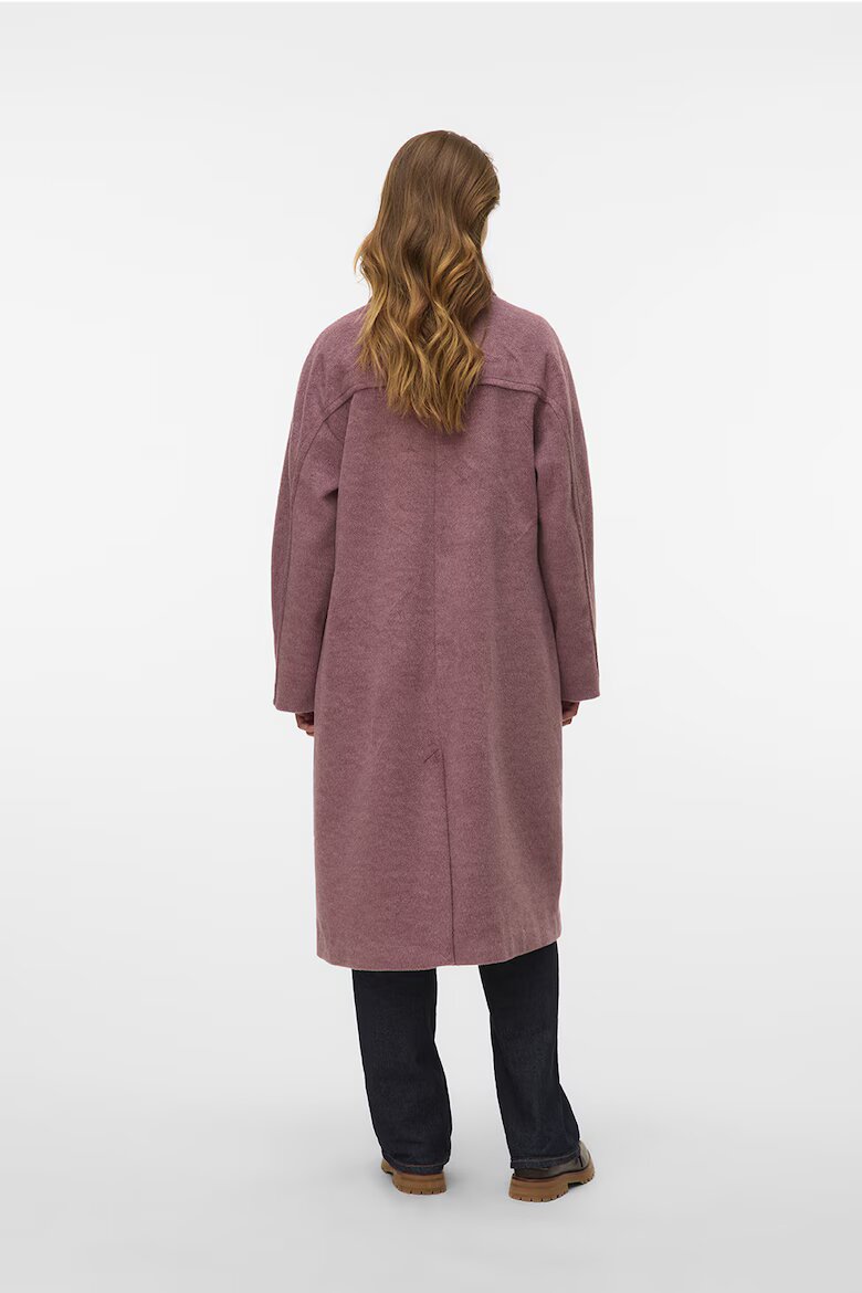 Vero Moda Двуредно палто Прашно розово
