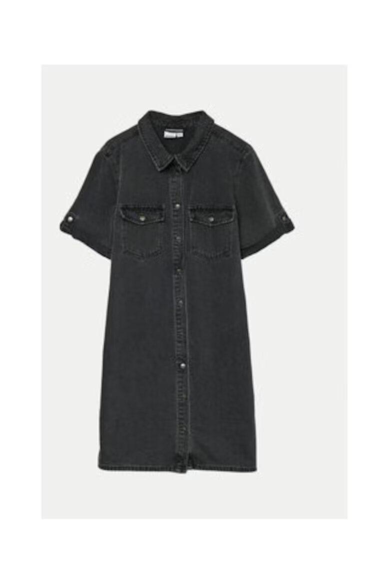 Vero Moda Рокля деним памук черна M Черен