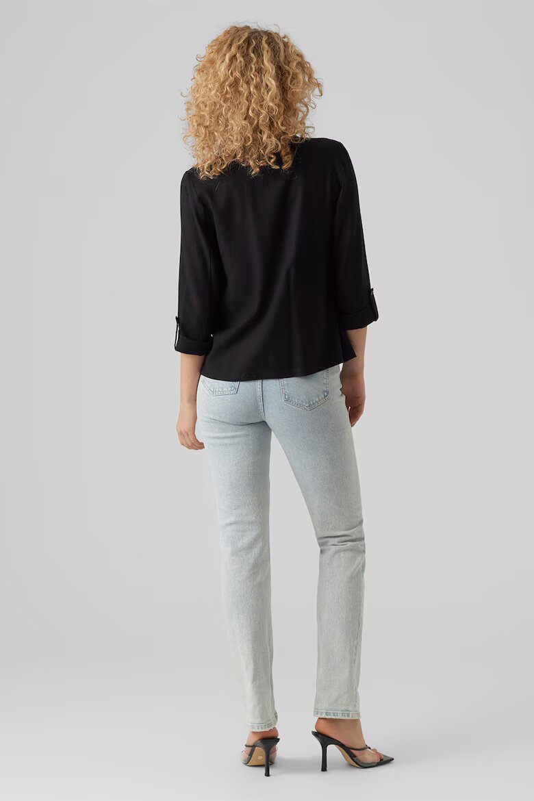 Vero Moda Сако с лен Черен