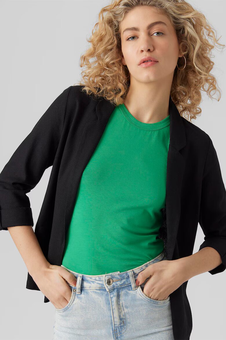Vero Moda Сако с лен Черен