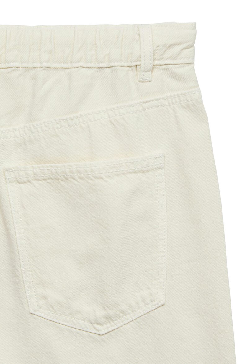 Vero Moda Свободни бермуди от деним Бял