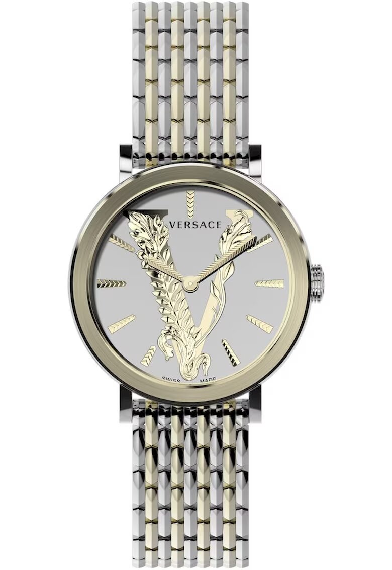 Versace Дамски часовник VERI00720 - 36 мм - сребро/злато