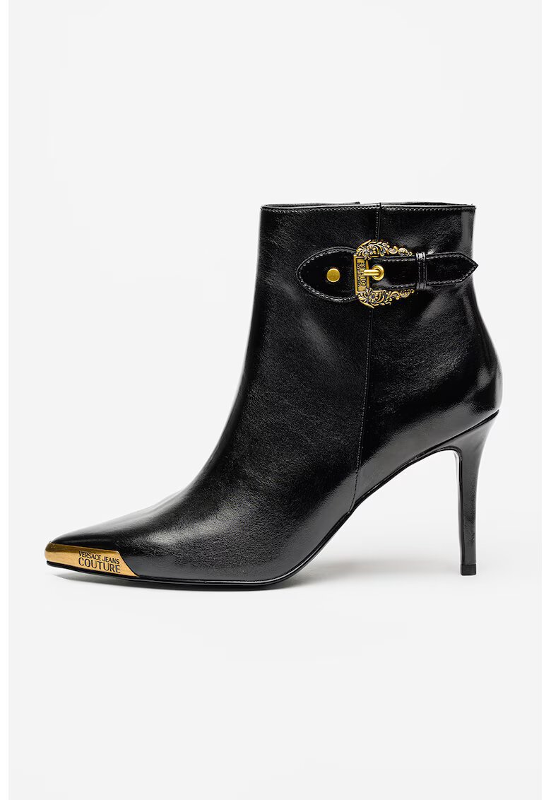 Versace Jeans Couture Боти с остър връх и цип