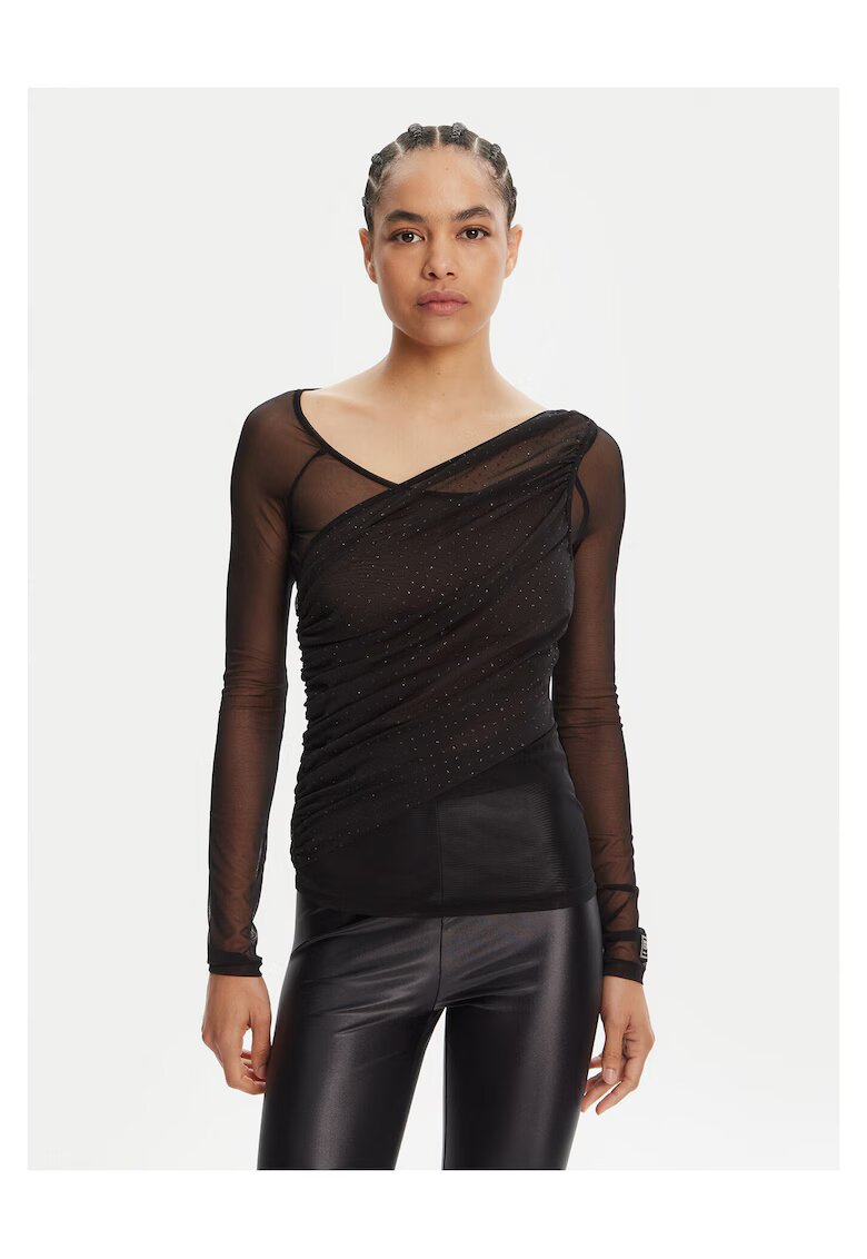 Versace Jeans Couture Дамска блуза 78HAH600 - черна