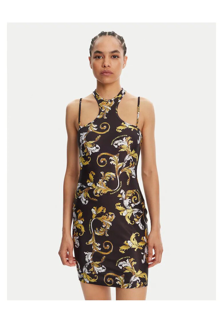 Versace Jeans Couture Дамска коктейлна рокля черна