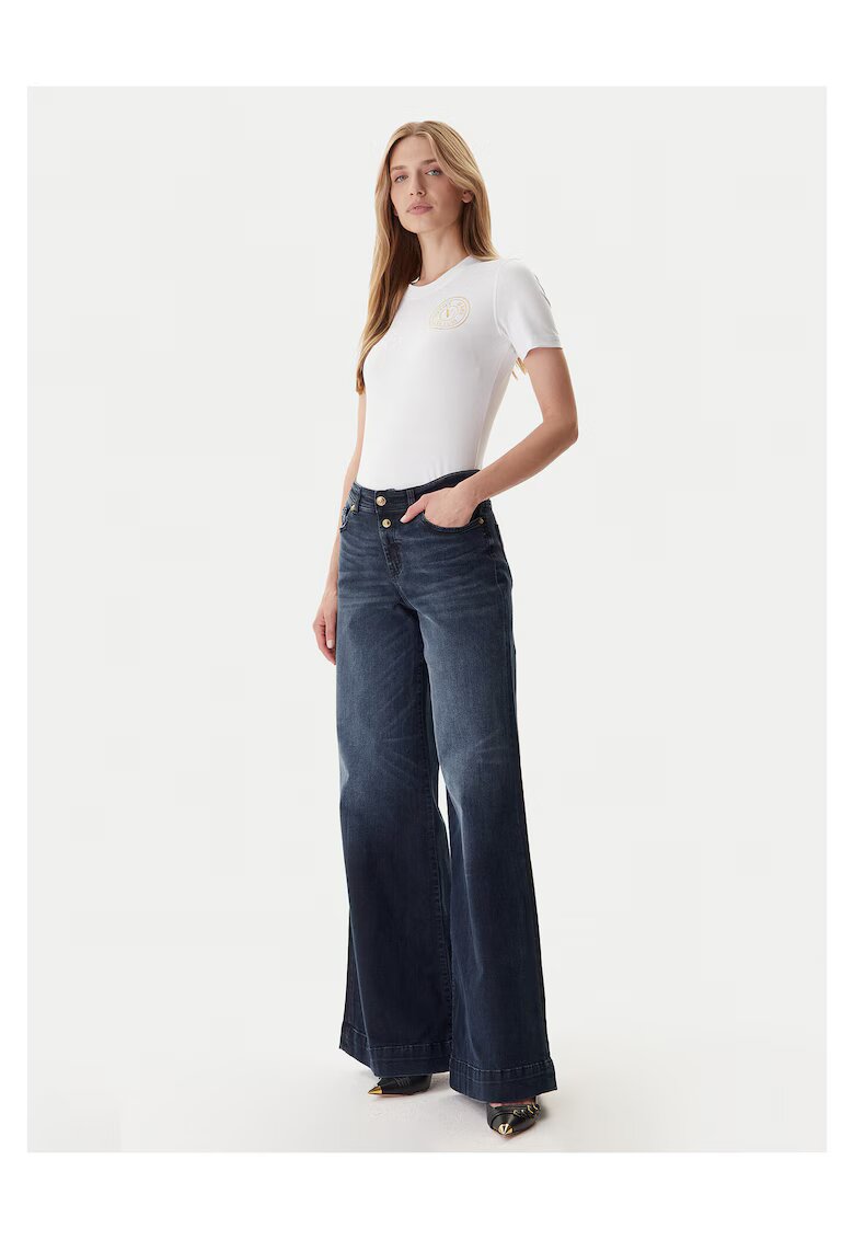 Versace Jeans Couture Дамска тениска - бяла - памук