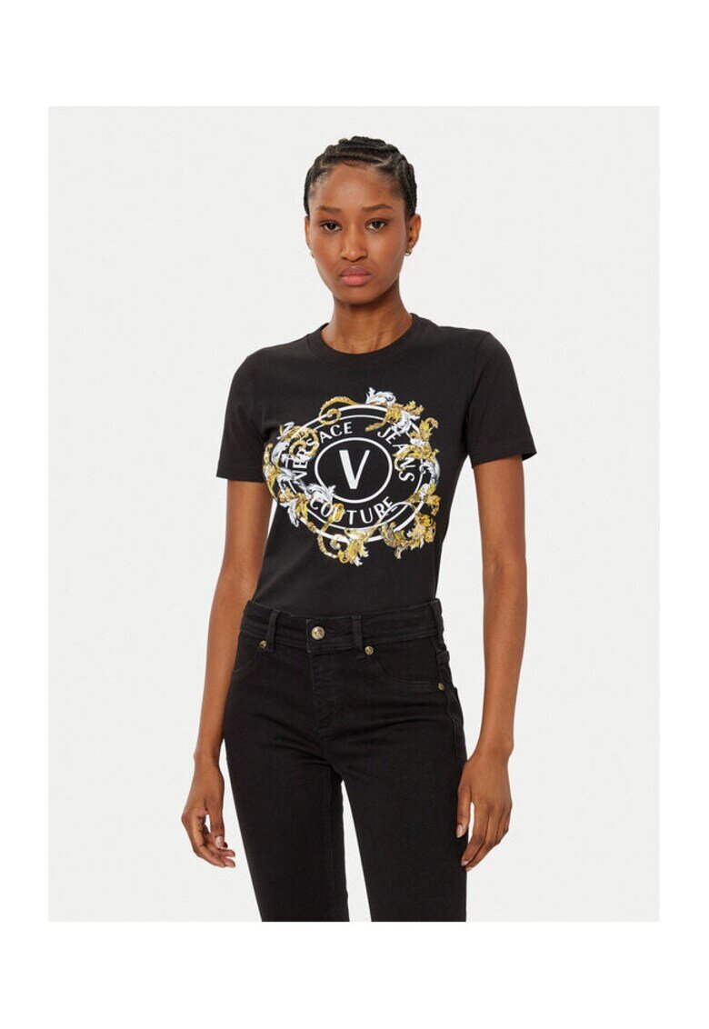 Versace Jeans Couture Дамска тениска черна