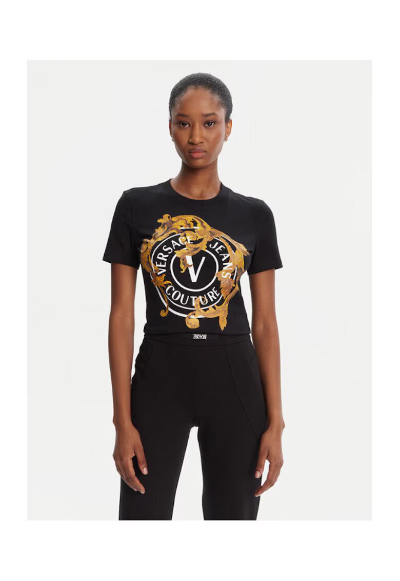 Versace Jeans Couture Дамска тениска - Черна