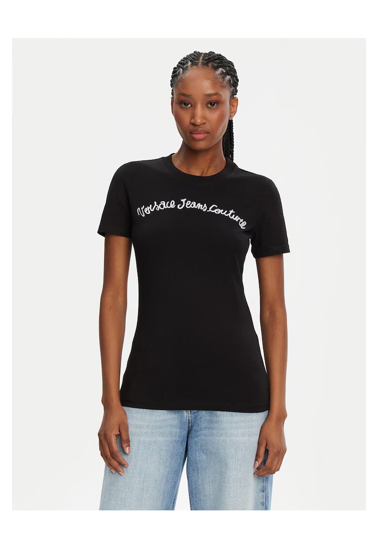 Versace Jeans Couture Дамска тениска черна за жени