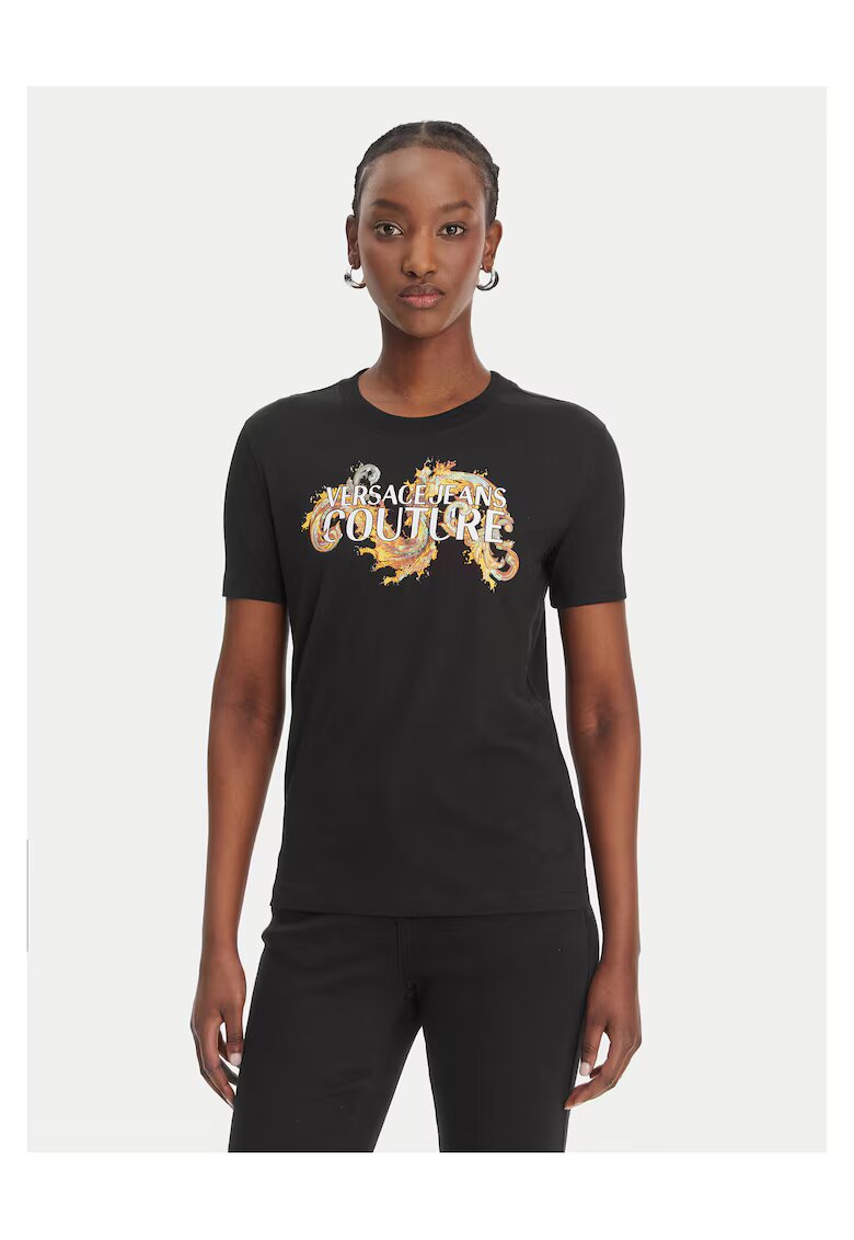 Versace Jeans Couture Дамска тениска памук