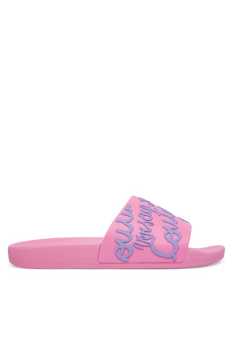 Versace Jeans Couture Дамски чехли розови пластмасови
