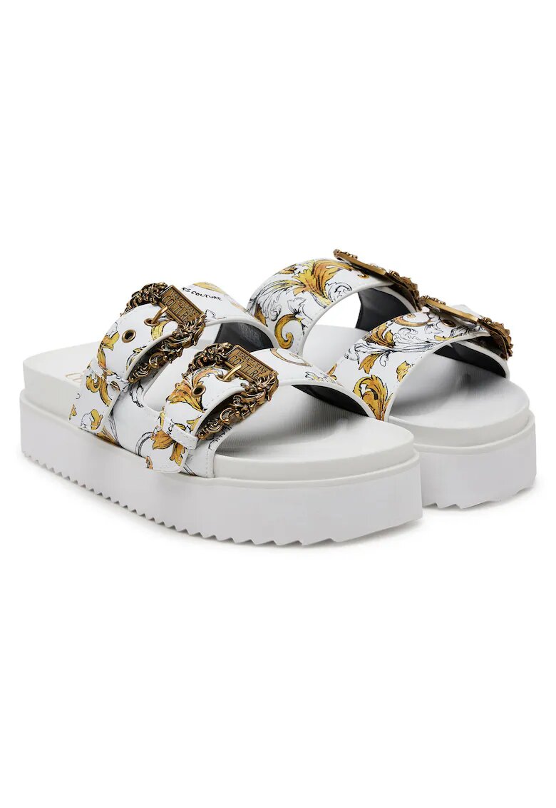 Versace Jeans Couture Дамски чехли - /златист - екологична кожа