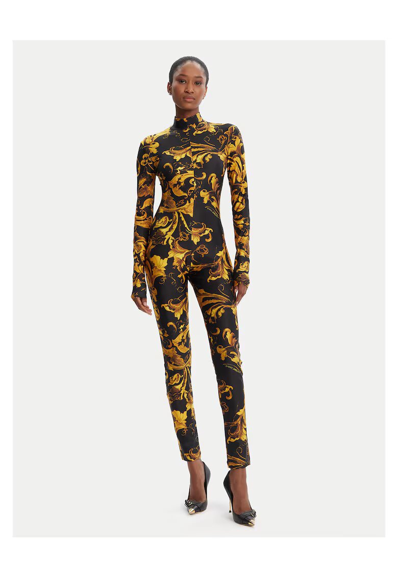 Versace Jeans Couture Дамски гащеризон черен/жълт