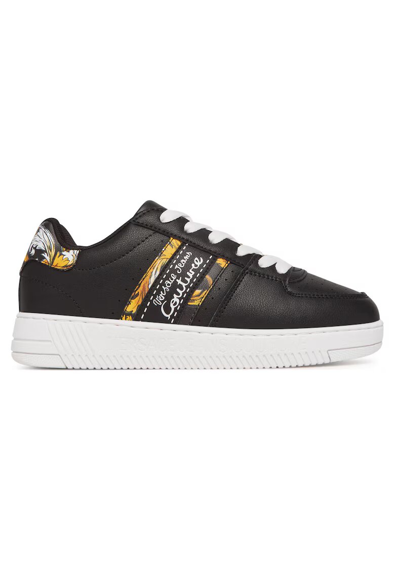 Versace Jeans Couture Дамски кецове G89 78VA3SJ7 - черни - естествена кожа