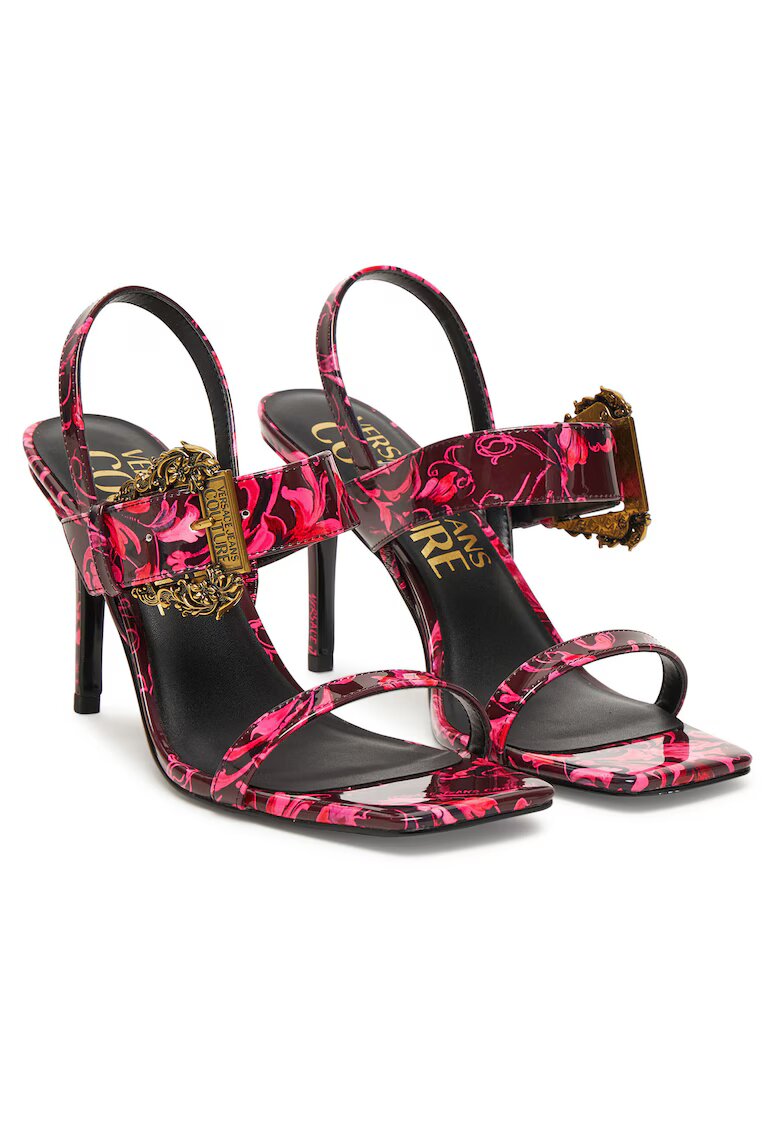 Versace Jeans Couture Дамски сандали - Бордо - екологична кожа