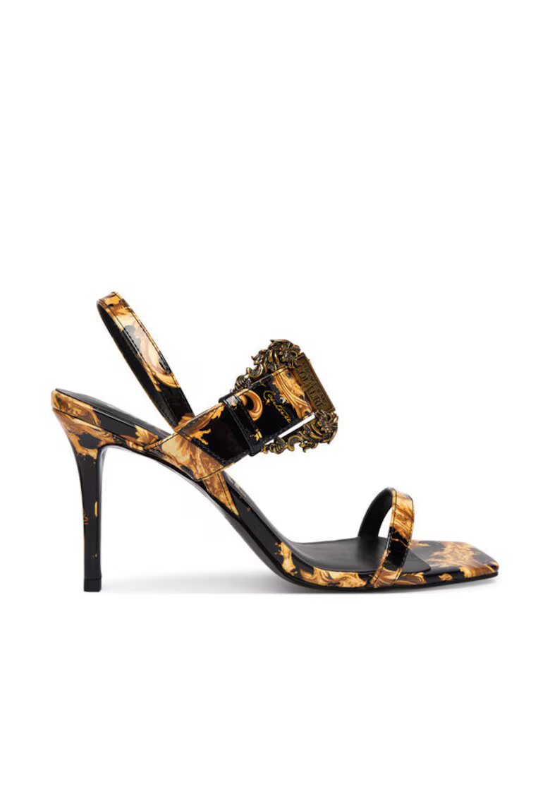 Versace Jeans Couture Дамски сандали - на ток - черни - екологична кожа