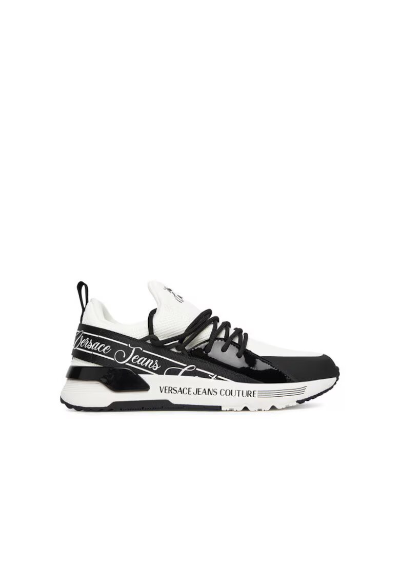 Versace Jeans Couture Дамски спортни обувки - 79VA3SA8 ZSC96 - бял/черен - текстил