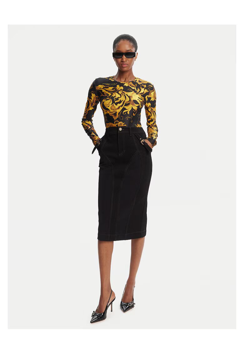 Versace Jeans Couture Дънкова пола - черна
