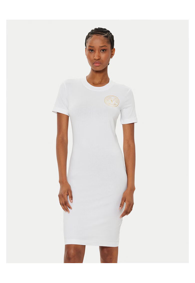 Versace Jeans Couture Ежедневна дамска рокля бяла